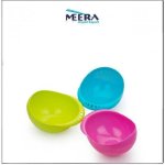 Round Non Coated MEERA Plastic Rice Bowl, For Home, Size : 10Inch