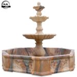 Polished Natural Stone 3 Tier Garden Fountain, Design : Modern