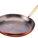 Plain Aluminium Non Stick Frying Pan, Handle Material : Foam