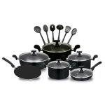 Hotsun Black Coated Aluminium Nonstick Cookware Set