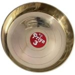 Plain Brass Thali, For Temple, Shape : Round