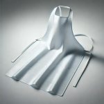 Medmech Disposable Plastic Apron, Color : Blue Custom
