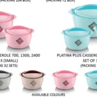 Platina Small & Big Casserole Set Of 3 Pcs