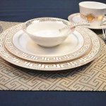 Polypropylene Dinner Set, For Hotels, Restaurant, Feature : Durable, Fine Finished, Light Weight