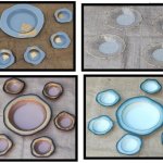Round Polished Glass Pudding Set, Size : 15x3.5 Cm