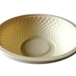 Polished Plain Round Corn Starch Bowl For Serving Food