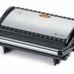 Hotsun Stainless Steel Electric Sandwich Griller, For Commercial, Color : Black, Silver
