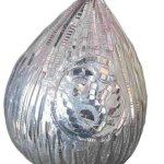Silver Coated Wooden Modak for Home Decor, Festive Decoration