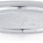 Round Polished Silver Plate