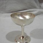 Silver Plated Ice Cream Cup, Size : 3