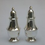 Silver Plated Salt Pepper Set, For Party Servings, Feature : Eye Catching Look, Fine Finishing