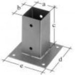 Polished Metal Square Ground Pole Plates for Fittings Use