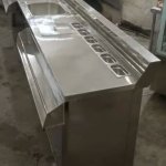 Polished Stainless Steel Bar Counter, Brand Name : Kiing