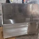 Stainless Steel Dog Bath Tub, Color : Silver