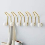 Coated Polished Plain Stainless Steel Golden Wall Hanger