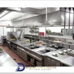 Polished Stainless Steel Commercial And Industrial Kitchen Equipment