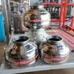 Stainless Steel Matki, Color : Silver for Food Containing