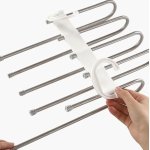 Polished Plain Stainless Steel Multipurpose Hangers, Color : Silver
