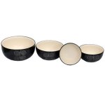 Stonish Stoneware Serving Bowl, For Interior Decor, Pattern : Printed