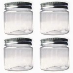 Dhiren Transparent Round Glass Jar for Storage Pulses