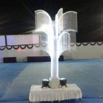 White Designer Wedding Crystal Tree