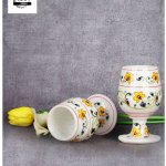 White Marble Wine Glass Set for Serve Beverages Or Home DÉCor