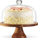 Round Plain Polished Wooden Cake Stand, For Restaurant, Hotel, Size : Multisize