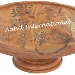 Polished Wooden Cake Stand, Brand Name : Aahil International