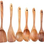 Polished Wooden Spoon Set, For Kitchen